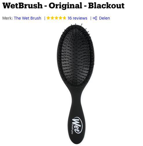 wetbrush original haarborstel