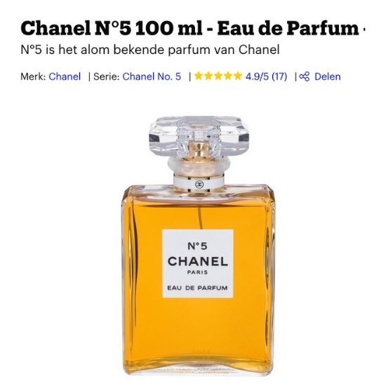 Chanel Parfum tot 35