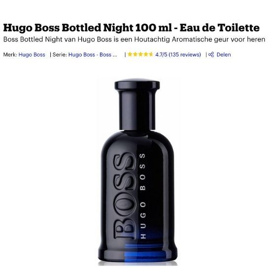 hugo boss bottled night review