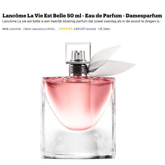 Lancome La Vie Est Belle parfum review