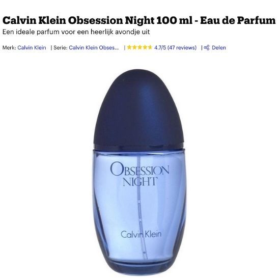 Calvin Klein Obsession Night review