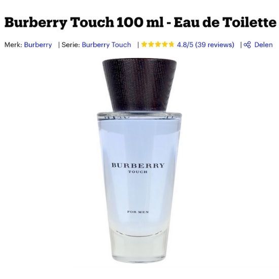 Burberry Touch for men review