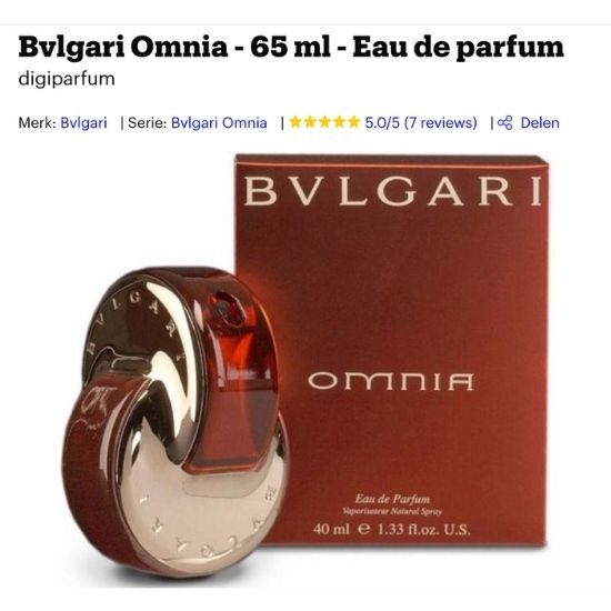 bvlgari omnia parfum review