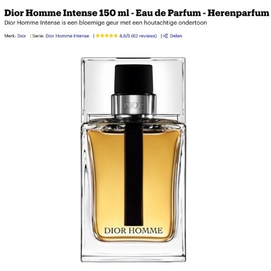 Dior Homme Intense parfum review