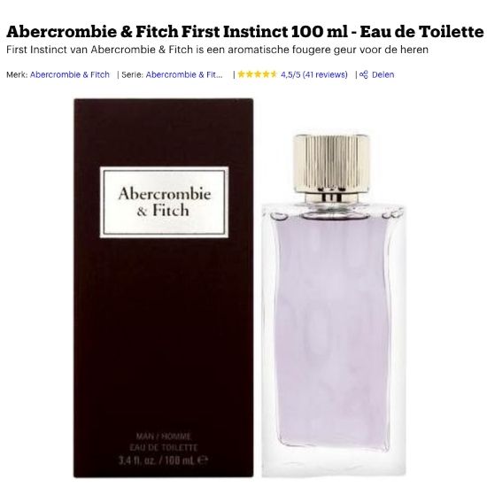 Abercrombie & Fitch first instinct review herenparfum