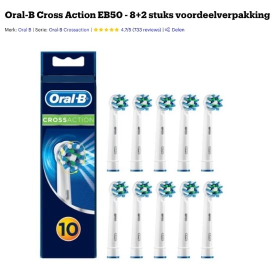 beste opzetborstels van oral b