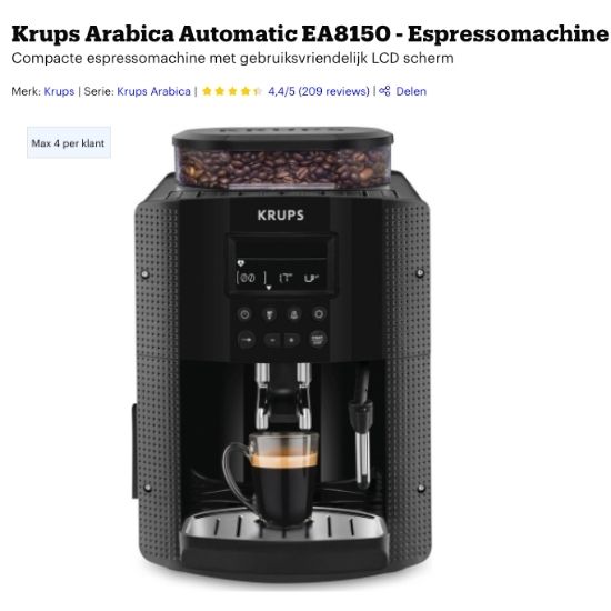beste espressomachine voor thuis