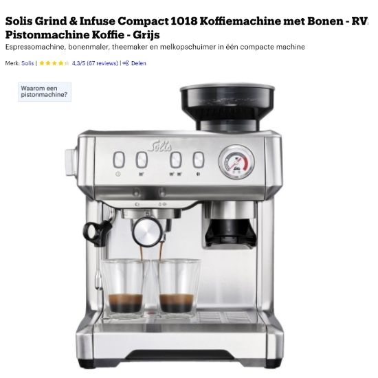 beste half automatische espressomachine